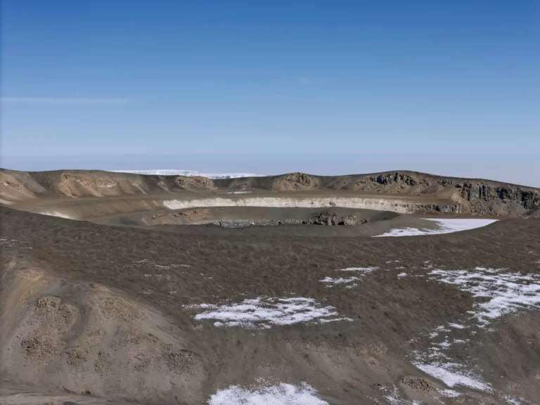 Mount Kilimanjaro aerial view